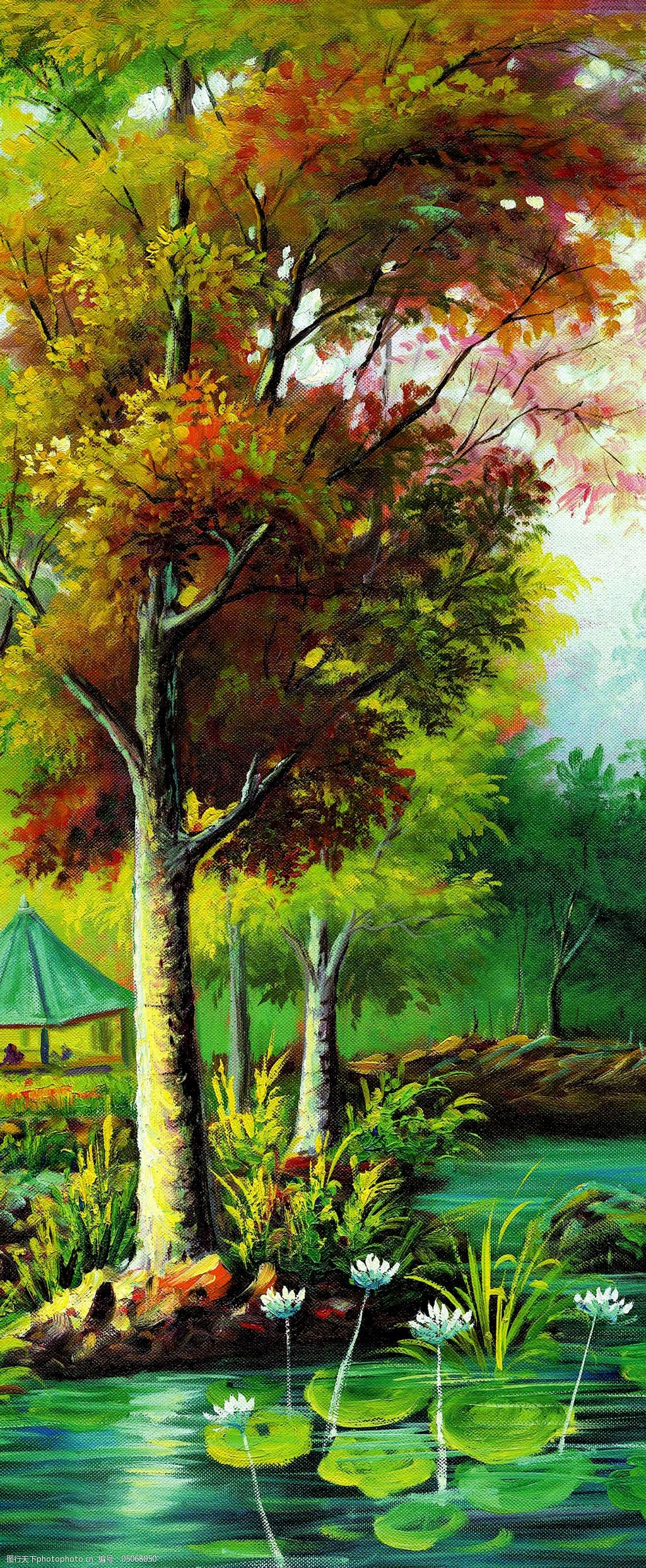 《巨木》——一幅风景油画的灵魂独白